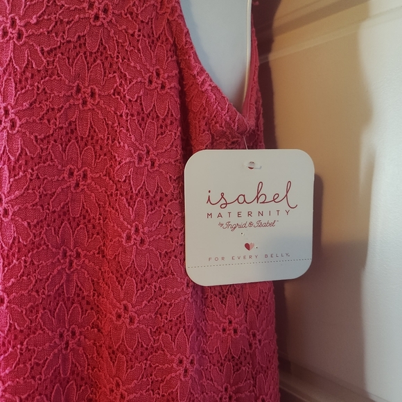 Ingrid & Isabel Maternity Lace Tank Dress - Picture 4 of 7